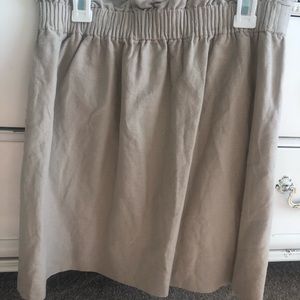 J crew paper bag skirt